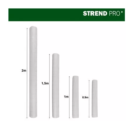 Kerítés Ence Df13, PVC 1500 mm, L-3 m, Szürke, 1300g/m2, UV