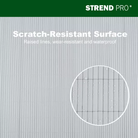 Kerítés, PVC, 2000 mm, L-3 m, Szürke, 1300g /m2, UV