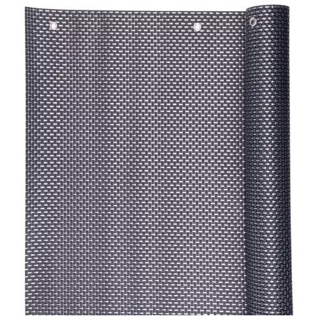 Erkély takaró, Árnyékoló, belátásgátló, 77 0,9x3 m, UV, 800 g/m2, Antracit