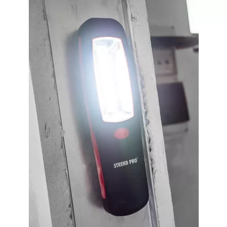Strend Pro Munkafényszóró Cwl1041, Cob 200 lm, 3xAA, Mágnes, Sellbox 12 db