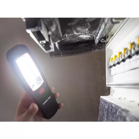 Strend Pro Munkafényszóró Cwl1041, Cob 200 lm, 3xAA, Mágnes, Sellbox 12 db