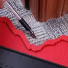 Strend Pro Dg680 Sablon, 250 mm, Zárral, Alakrajzoló Segédanyaggal