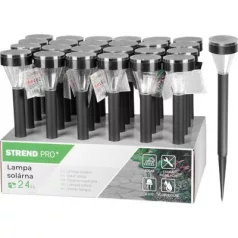 Lámpa Solar Hamal, 345 mm, 1 LED, 2/3AAA, csom. 24 db