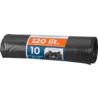 Zacskók ROLO MagicHome, 120 lit., fekete, csomag. 15 db, economy