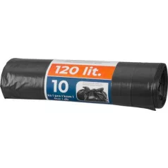   Zacskók ROLO MagicHome, 120 lit., fekete, csomag. 15 db, economy