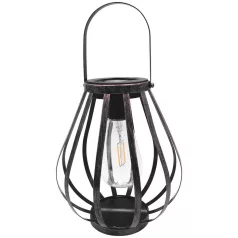 Lámpa Solar Hadar, 180x210 mm, 2 Edison LED, AA