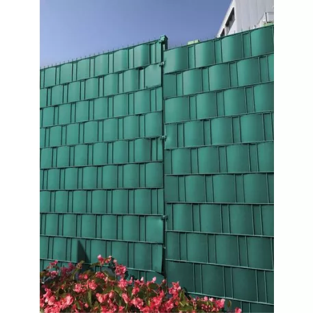 Strend Pro EUROSTANDARD árnyékolószalag, 190 mm, L-26 m, zöld, kerítés panelehez, 1050 g/m2