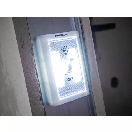 Strend Pro kapcsolólámpa SL1063, 2xCOB 200 lm, 3xAAA