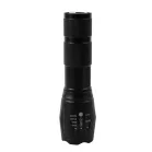 Lamp Strend Pro zseblámpa FL001, T6 150 lm, Alu, 2200 mAh, hordozható töltő zoom, USB töltés