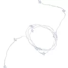 Fényfüzér  MagicHome Twisted Stars 180S, LED