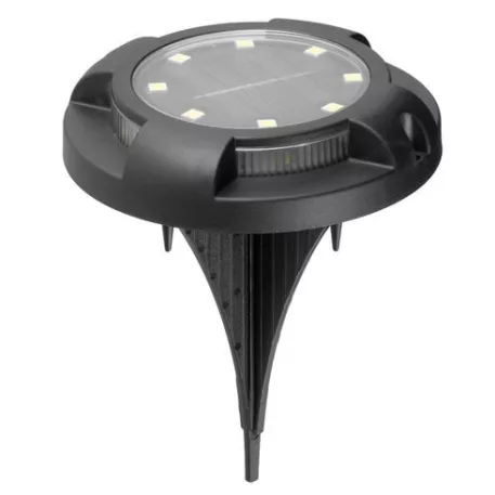 Solar Strend Pro Crater lámpa, 11 x 14 cm, 12 SMD LED, AA, 2 db