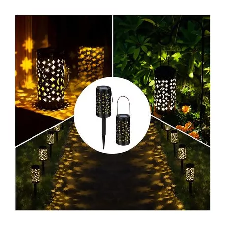 Solar Yildun lámpa, 41 cm, napelemes, 1x LED, AAA