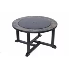 Tűzrakóhely Strend Pro Grill, fém, 4 szék, 105 x 75 cm
