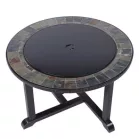 Tűzrakóhely Strend Pro Grill, fém, 4 szék, 105 x 75 cm