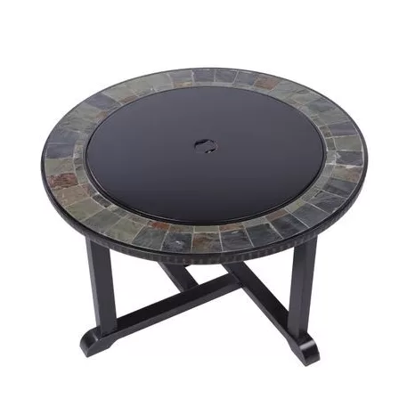 Tűzrakóhely Strend Pro Grill, fém, 4 szék, 105 x 75 cm