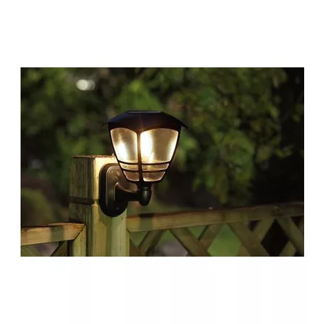 Lámpa Strend Pro Garden, napelemes lámpa, falra/kerítésre 14 x 15 x 21 cm