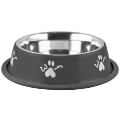 Kutyatál MagicHome Woof 23 cm, 900 ml, fekete