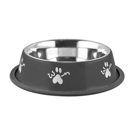 Kutyatál MagicHome Woof 23 cm, 900 ml, fekete