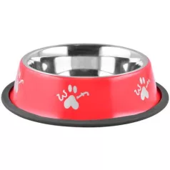 Kutyatál MagicHome Woof 23 cm, 900 ml, piros