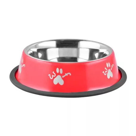 Kutyatál MagicHome Woof 23 cm, 900 ml, piros