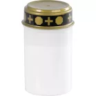 Gyertya MagicHome TG-10, LED gyertyával, sírhoz, fehér, 12 cm, a csomag része 2xAA