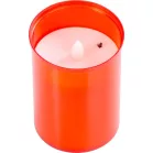 Gyertya MagicHome TG-10, LED gyertyával, sírhoz, piros, 12 cm, csomag része 2xAA