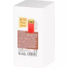 Gyertya MagicHome TG-10, LED gyertyával, sírhoz, piros, 12 cm, csomag része 2xAA