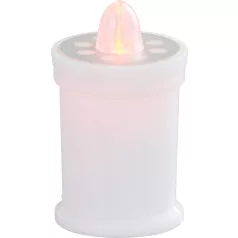 MagicHome sírgyertya TG-18, LED, fehér, 11 cm, 2xAA 