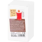 Gyertya MagicHome TG-18, LED, sírhoz, piros, 11 cm, (a csomag része 2xAA)