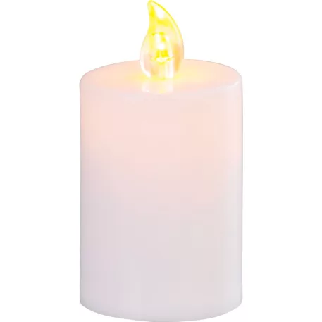 MagicHome LED sírgyertya, fehér, 2xAA, 5,5x10,5 cm