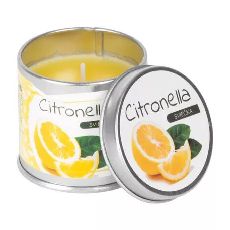 Citronella gyertya 50 g,  55 x 55 mm