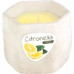 Gyertya Citronella, 85 g, 90 x 75 mm
