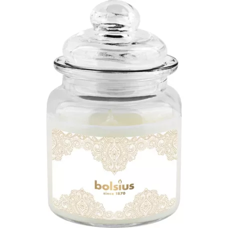 Gyertya Bolsius Arany csipke, vanília, 32 óra, 79x129 mm