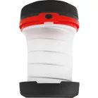 Strend Pro összecsukható kempinglámpa, 3x AA, piros, 8,5 x 5/13 cm