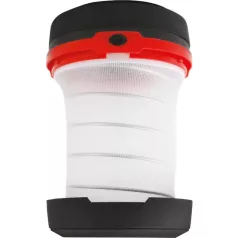  Strend Pro összecsukható kempinglámpa, 3x AA, piros, 8,5 x 5/13 cm
