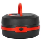 Strend Pro összecsukható kempinglámpa, 3x AA, piros, 8,5 x 5/13 cm