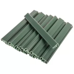   Clips Strend Pro EUROSTANDARD, árnyékoló szalag rögzítéséhez 19cm, zöld, RAL6005, 20 db