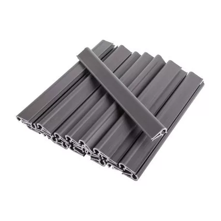 Strend Pro EUROSTANDARD kapcsok, árnyékoló szalag rögzítéséhez 19cm, antracit, RAL7016, 20 db