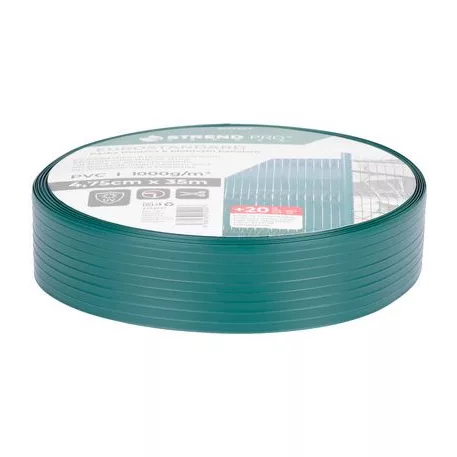 Strend Pro EUROSTANDARD árnyékolószalag, 47,5 mm, L-35 m, kerítés panelekhez, zöld