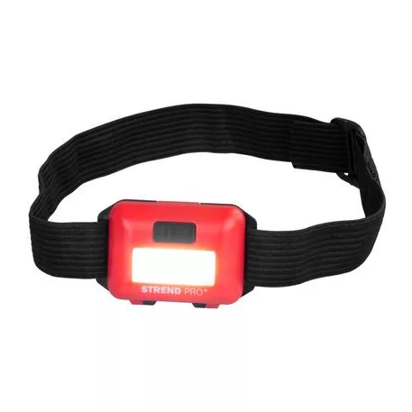 Strend Pro Headlight H955 LED lámpa, COB, színes, 3x AAA, többszínű