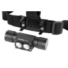 Strend Pro Headlight H4016 zseblámpa, 2x XPG, 500 lm, 2000 mAh, USB töltés, vízálló