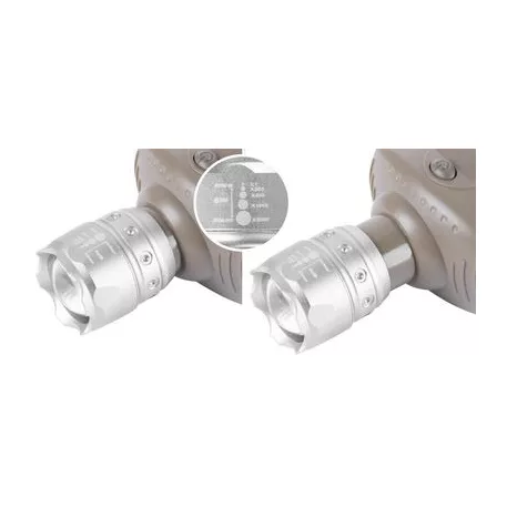 Strend Pro Headlight H833 zseblámpa, 2W CREE, 3x AAA, Zoom