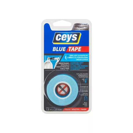 Szalag Ceys Blue Kétoldalas ragasztószalag 1,5 mx 19 mm