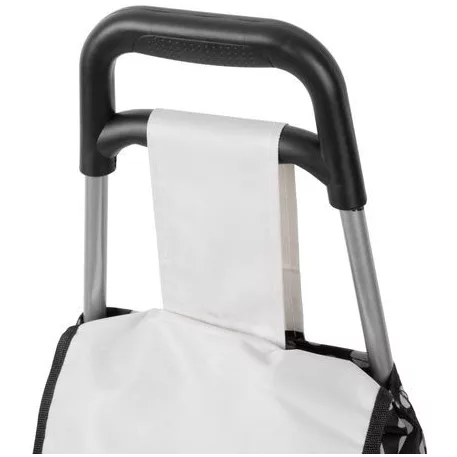 Bevásárló kocsi, PE/PVC, EVA, max. 20 kg, 35x30x94 cm,