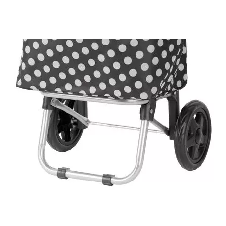 Bevásárló kocsi, PE/PVC, EVA, max. 20 kg, 35x30x94 cm,