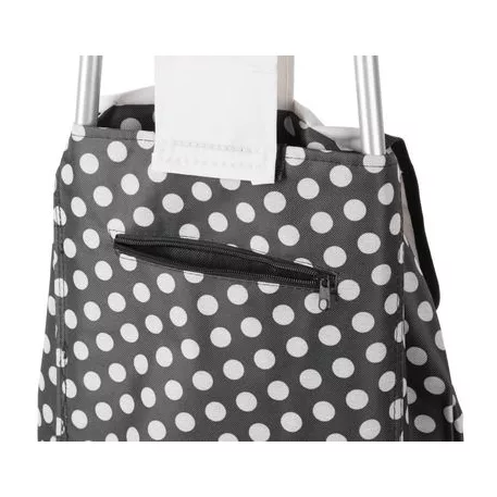 Bevásárló kocsi, PE/PVC, EVA, max. 20 kg, 35x30x94 cm,