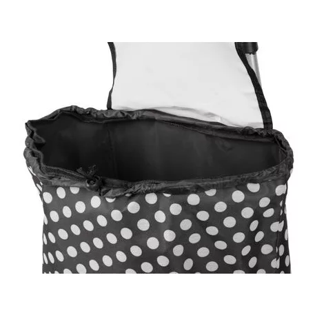 Bevásárló kocsi, PE/PVC, EVA, max. 20 kg, 35x30x94 cm,