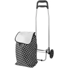 Bevásárló kocsi, PE/PVC, EVA, max. 20 kg, 35x30x94 cm,