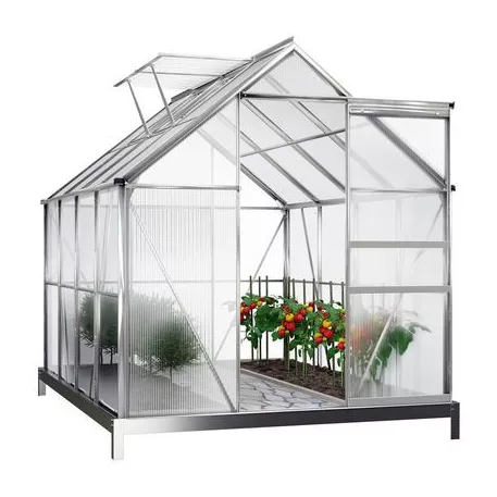 Üvegház Strend Pro Greenhouse, Alu, PC 6 mm, 250 x 190 x 195 cm