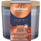 True Joy Secret Forest bolsius gyertya, illatos, 66/83 mm, üvegben